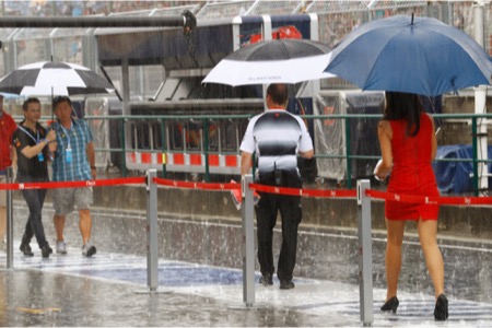【予選】大雨で遅延 F1ハンガリーGP予選は荒れる可能性大