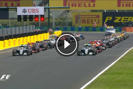 【決勝レースハイライト動画】アロンソ、3強以外で最強の7位／F1ハンガリーGP