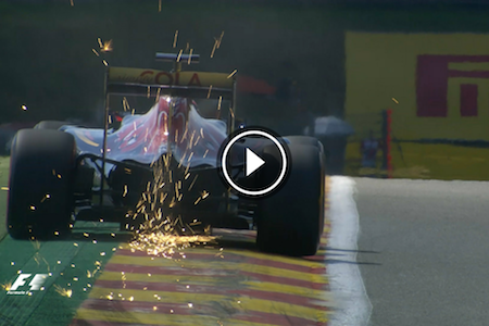 【動画】F1ベルギーGP予選ハイライト映像 アロンソはQ1直後にストップ