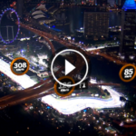 【動画】F1シンガポールGPを上空から解説「暗闇に浮かび上がる美しい光のコース」
