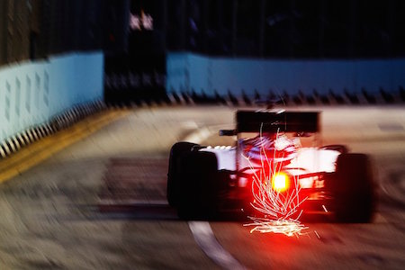 【P3スピード】ウィリアムズ、スピード伸ばす／F1シンガポールGP