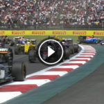 【動画】スタート直後に混乱　F1メキシコGP決勝レース