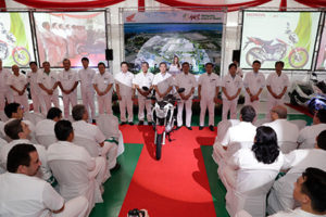 ホンダ、ブラジルで二輪車生産開始40周年記念式典を開催