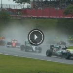 【動画】多重クラッシュがなかったのが不思議なくらいの視界の悪さ･･･F1ブラジルGPハイライト映像