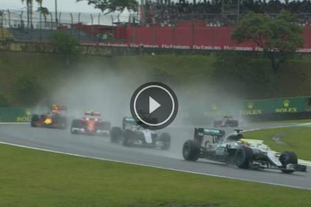 【動画】多重クラッシュがなかったのが不思議なくらいの視界の悪さ･･･F1ブラジルGPハイライト映像