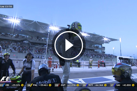 【F1ラスト動画】ジェンソン・バトン、最後のグランプリはリタイア　映像でトラブルの瞬間も／F1最終戦アブダビGP