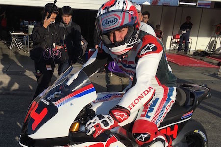 【マクラーレン・ホンダ】フェルナンド・アロンソ、MotoGP『RC213V』をテスト