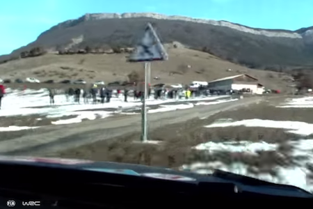 【WRC動画】オジエ、道路標識に接触寸前･･･デイ3ステージ11-13ハイライト／WRC第1戦ラリー・モンテカルロ