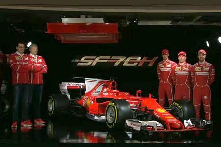 【F1新車情報】フェラーリ、新レギュレーションに対応した「SF70H」を発表