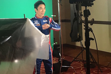 佐藤琢磨、アンドレッティ・オートスポーツのレーシングスーツで登場