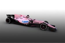 【画像】『ピンク』のF1登場　フォース・インディア、新スポンサー獲得でカラー変更