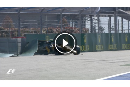 【動画】ジョリオン・パーマー、予選Q1でクラッシュ／F1ロシアGP