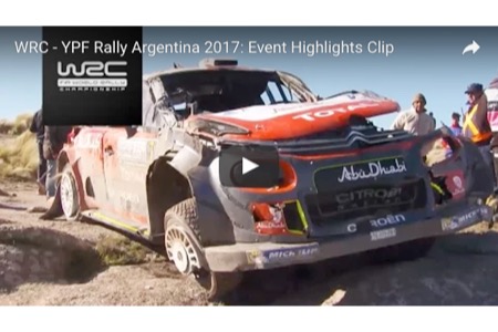 【WRC動画】シトロエン大クラッシュ！1位と2位は0.7秒差の接戦　トヨタ2台完走／第5戦ラリー・アルゼンティーナ　ハイライト動画