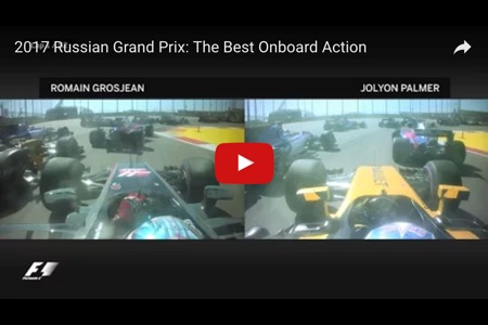 【車載動画】F1ロシアGPベストオンボード映像　アロンソのホンダパワー、力なく･･･