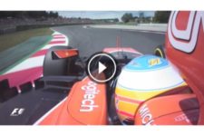 【動画】フェルナンド・アロンソ、母国GPで魅せた「完璧なラップ」