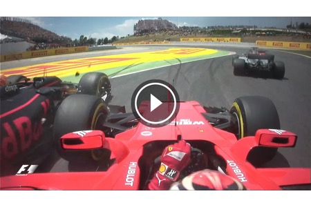 【動画】ライコネンとフェルスタッペン、1コーナーで接触してリタイア／F1スペインGP