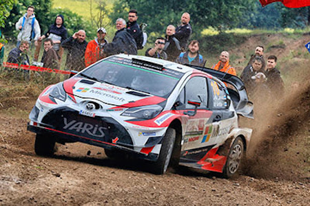 【WRC】トヨタ、“滑りやすい泥”の中、3台とも堅実に初日を走破／ラリー・ポーランド初日