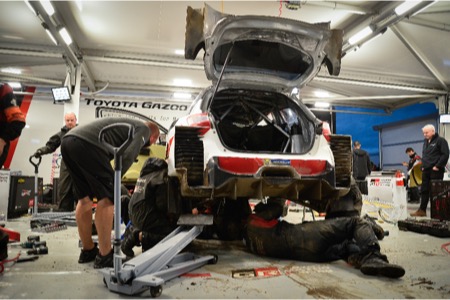 【WRC】トヨタのラッピ「岩に当たって･･･リタイアは自分のミス」／第8戦ラリー・ポーランド