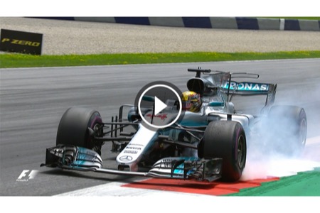 【ハイライト動画】ハミルトンにブレーキトラブル／F1オーストリアGPフリー走行3回目