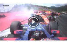【動画】アロンソとフェルスタッペン、クビアトの追突で0周リタイア／F1オーストリアGP