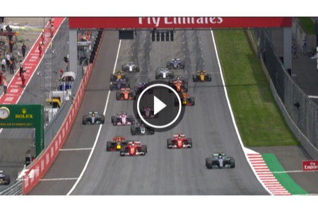 【ハイライト映像】アロンソ、不運のリタイア　トップ4は素晴らしい戦い／F1オーストリアGP決勝レース