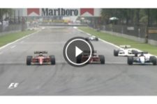 【動画】セナ、プロスト、マンセルの激しいバトル／1990年F1メキシコGP