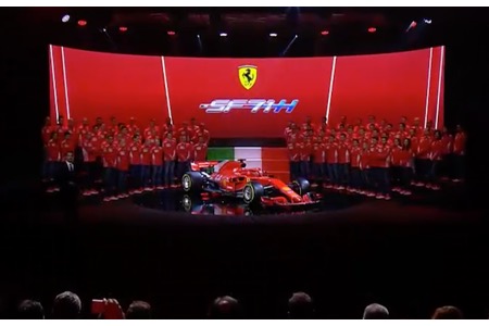 【新車・画像】フェラーリ、2018年のF1カー『SF71H』発表