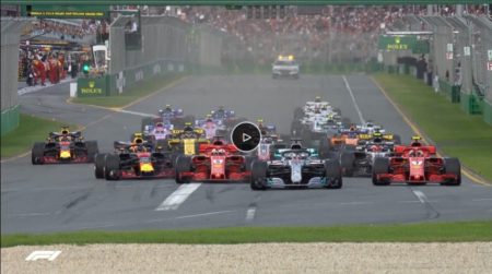 【ハイライト動画】見どころ満載のF1オーストラリアGP　ベッテル逆転、ハミルトン「なんで？」