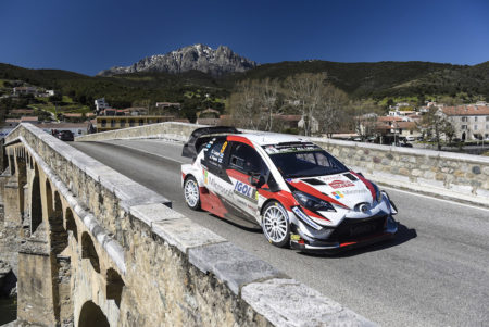 【WRC：デイ1結果】トヨタ、表彰台狙える　ハイスピードなターマックSSでトップ争い／第4戦ラリー・フランス