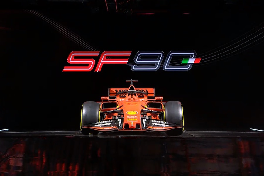 【画像：F1新車】フェラーリ、2019年の新車を発表！　王者奪還を狙う