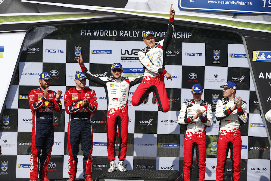 【WRC】トヨタのタナック、2年連続でラリー・フィンランド優勝！