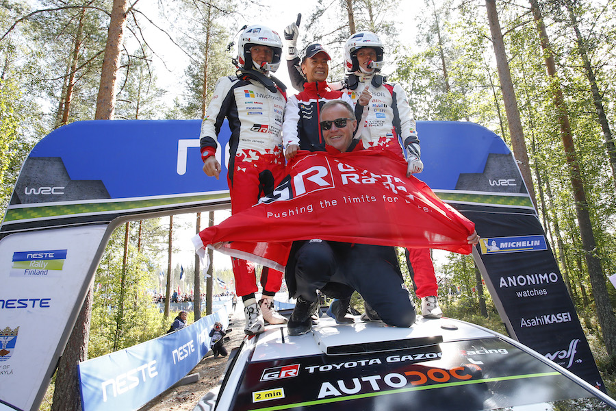 【WRC結果】優勝したトヨタのタナック「優勝を飾り最高の気分。後半戦の初戦で完璧な結果」