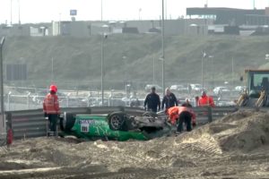 【動画】F1オランダGPの舞台ザントフォールトで大クラッシュ発生　初レースでポルシェが宙を舞う