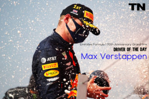 【ドライバー・オブ・ザ・デイ】マックス・フェルスタッペン、諦めずに勝ち取った勝利！／F1 70周年記念GP