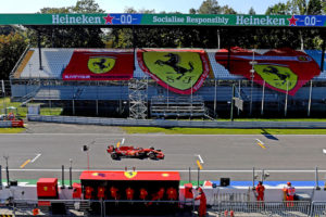 【F1レース速報】フェラーリに悪夢！ルクレールが最終コーナーで大クラッシュ！赤旗中断！／F1イタリアGP