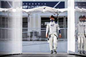 【アルファタウリ・ホンダ】角田裕毅、初Q3進出もクラッシュで“複雑”「もっと前に行けるポテンシャルがあった」／F1アゼルバイジャンGP予選