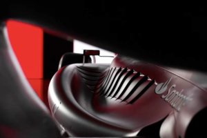 【F1新車】独創的な大きな凹み！2022年型フェラーリ『F1-75』のサイドポンツーン上部に注目