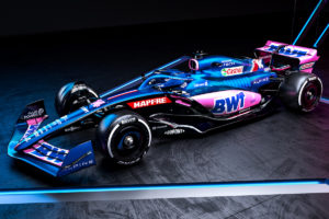 【F1新車】アルピーヌ2022年の新車『A522』はブルー＆ピンク！序盤2戦はピンク一色に