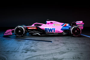 【F1新車】アルピーヌ、序盤2戦は新スポンサー『BWT』ピンク一色の特別カラーで登場