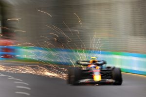 【F1オーストラリアGP：P2速報】フェラーリ対レッドブルにアルピーヌが絡む　角田裕毅12番手